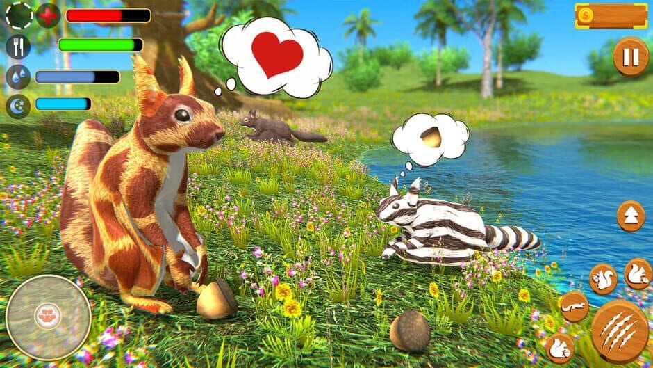 Скриншот 4 из Wild Squirrel Family Sim 3D
