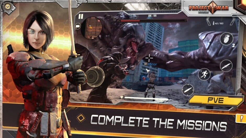 Скриншот 2 из Project War Mobile