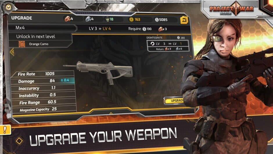 Скриншот 3 из Project War Mobile