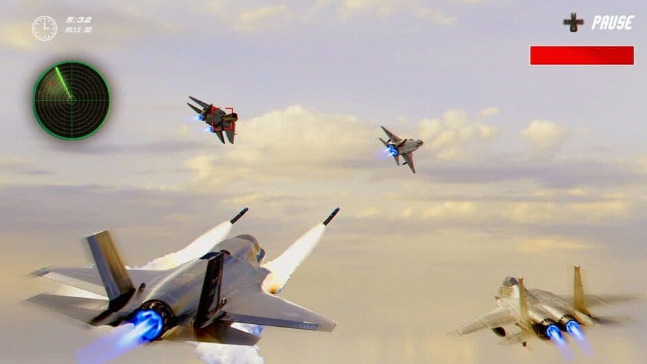 Скриншот 2 из Air Jet Fighter Combat: Europe Fly Plane Attack