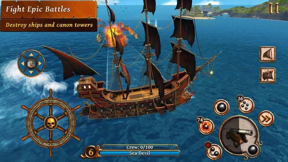 Скриншот 1 из Ships of Battle Age of Pirates