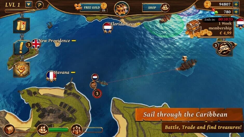 Скриншот 2 из Ships of Battle Age of Pirates