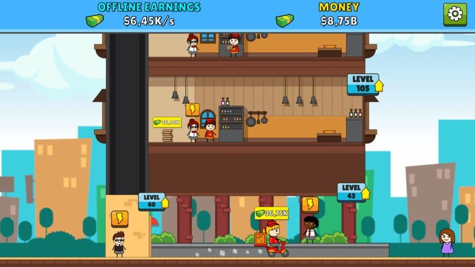 Скриншот 8 из Idle Pizza Empire