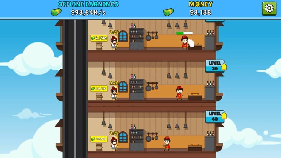 Скриншот 1 из Idle Pizza Empire