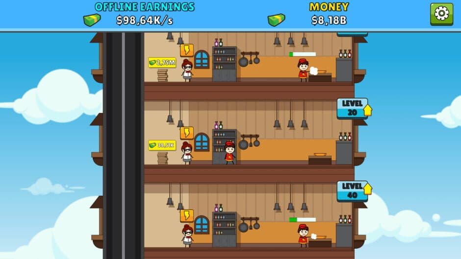 Скриншот 11 из Idle Pizza Empire