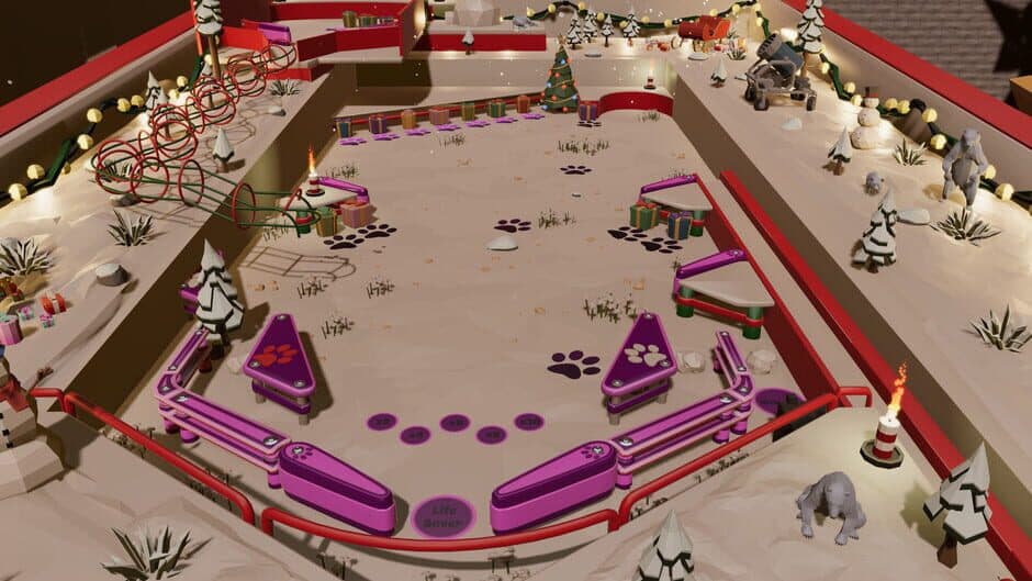 Скриншот 1 из Roxy Raccoon's Pinball Panic: Christmas Carnage