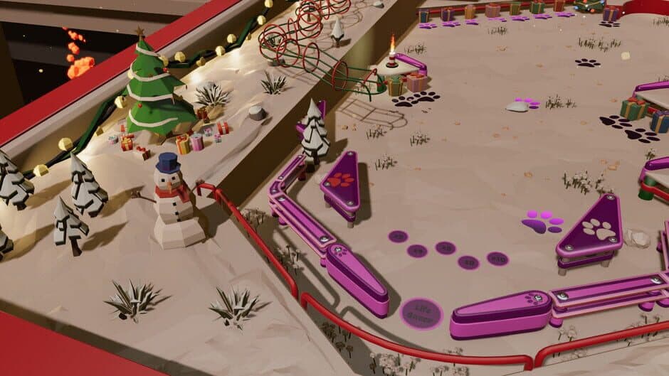 Скриншот 4 из Roxy Raccoon's Pinball Panic: Christmas Carnage