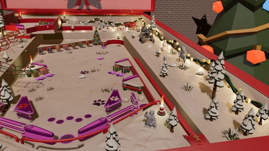 Скриншот 3 из Roxy Raccoon's Pinball Panic: Christmas Carnage