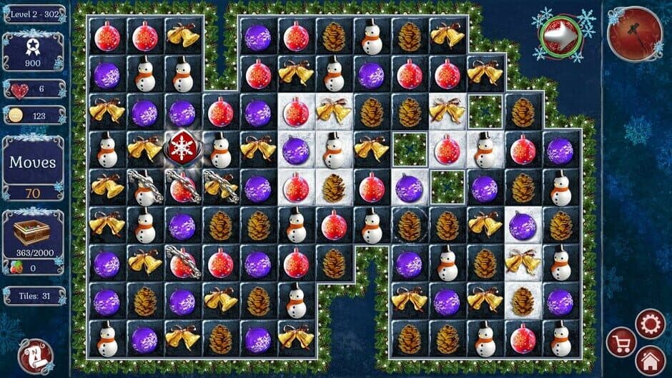 Скриншот 1 из Jewel Match: Winter Wonderland 2 - Collector's Edition