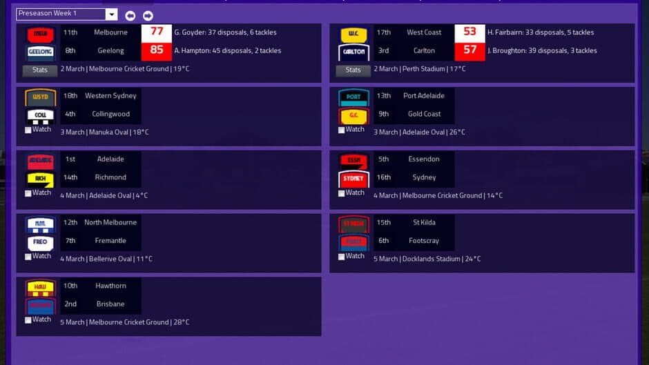Скриншот 2 из Australian Football Coach 2023