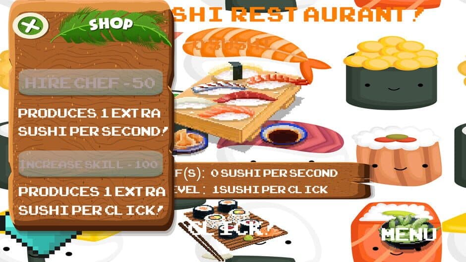 Скриншот 2 из Sushi Clicker