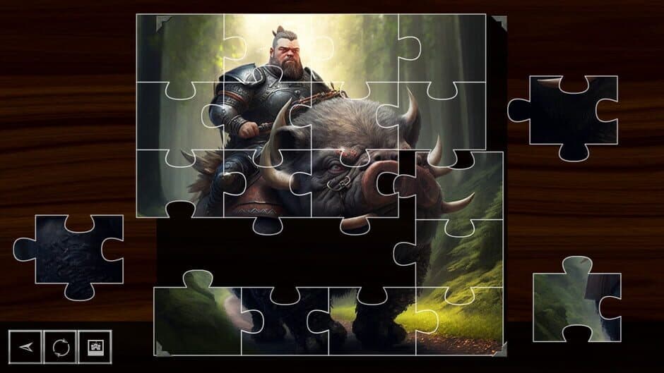 Скриншот 1 из Fantasy Jigsaw Puzzles: Dwarves