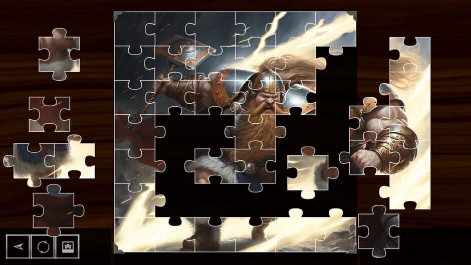 Скриншот 2 из Fantasy Jigsaw Puzzles: Dwarves