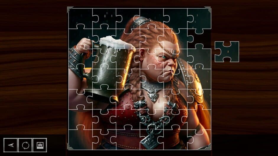 Скриншот 4 из Fantasy Jigsaw Puzzles: Dwarves