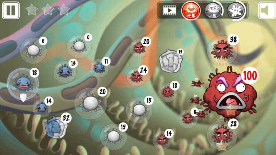 Скриншот 5 из NanoWar: Cells vs. Virus