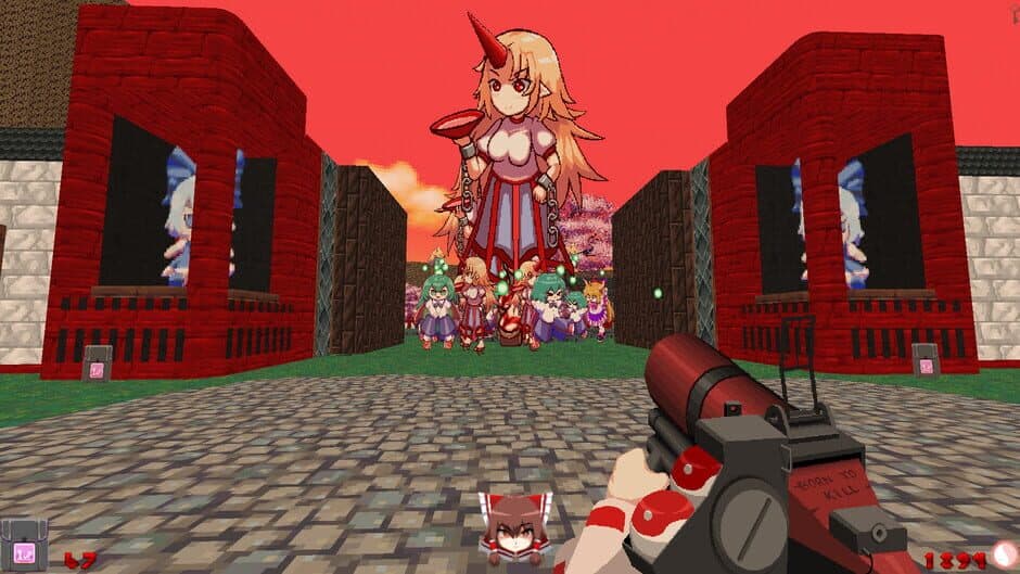 Скриншот 1 из I am Sakuya: Touhou FPS Game - Reimu