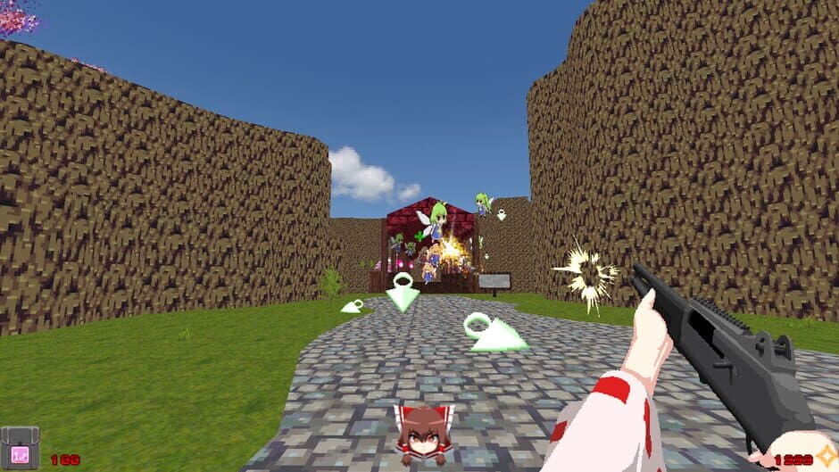 Скриншот 4 из I am Sakuya: Touhou FPS Game - Reimu