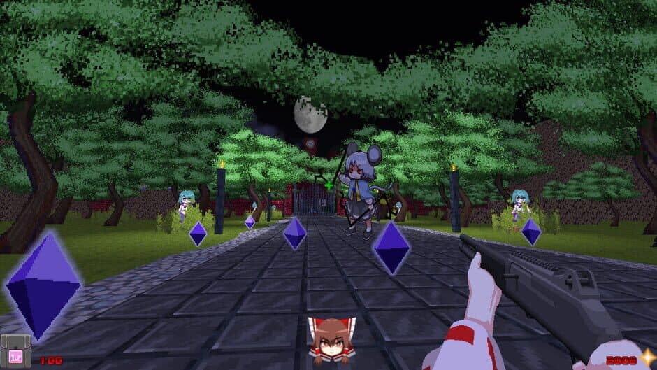 Скриншот 2 из I am Sakuya: Touhou FPS Game - Reimu