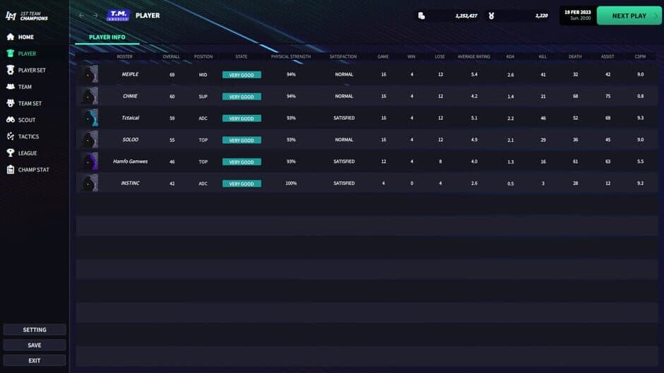 Скриншот 4 из League Manager 2023