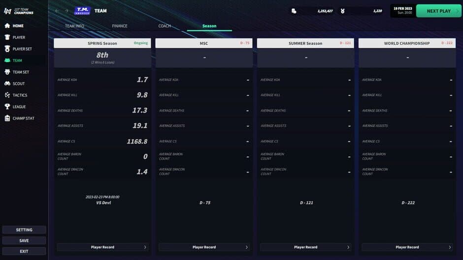 Скриншот 9 из League Manager 2023