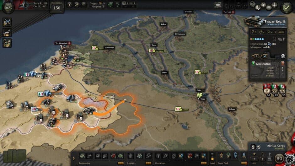 Скриншот 2 из Unity of Command II: Desert Fox