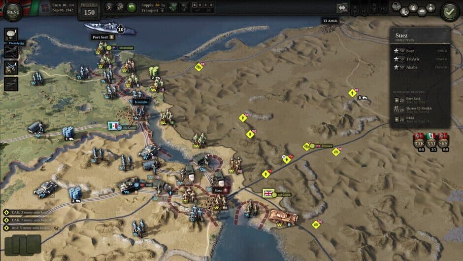 Скриншот 6 из Unity of Command II: Desert Fox