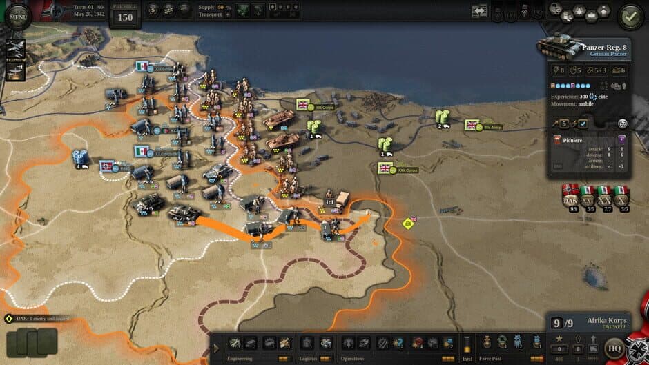 Скриншот 9 из Unity of Command II: Desert Fox
