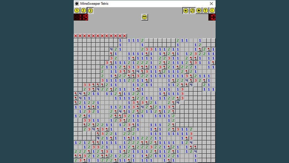 Скриншот 2 из MineSweeper Tetris