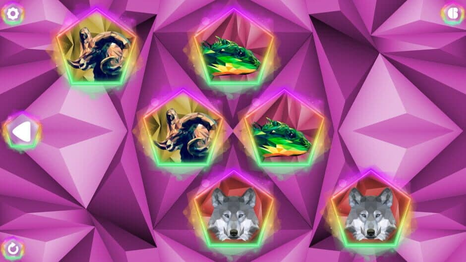 Скриншот 1 из Poly Memory: Animals