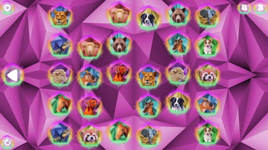 Скриншот 2 из Poly Memory: Animals