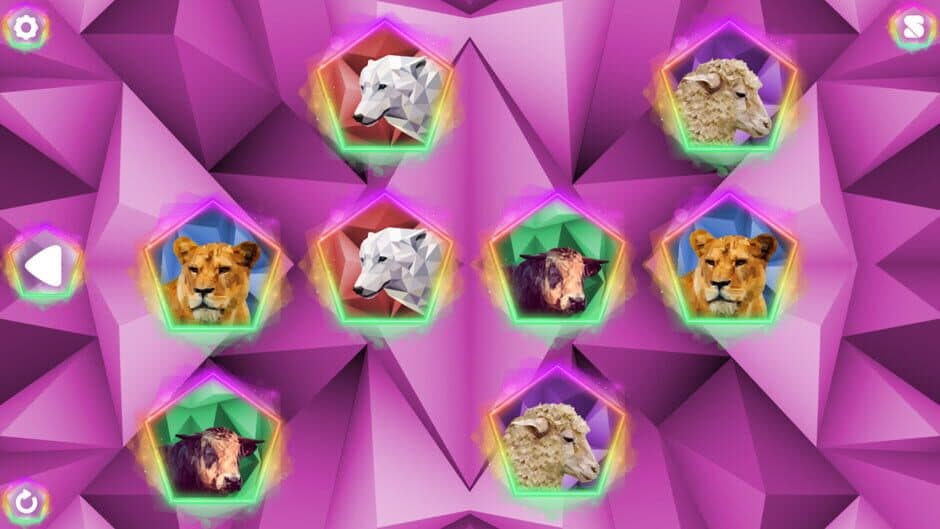 Скриншот 3 из Poly Memory: Animals