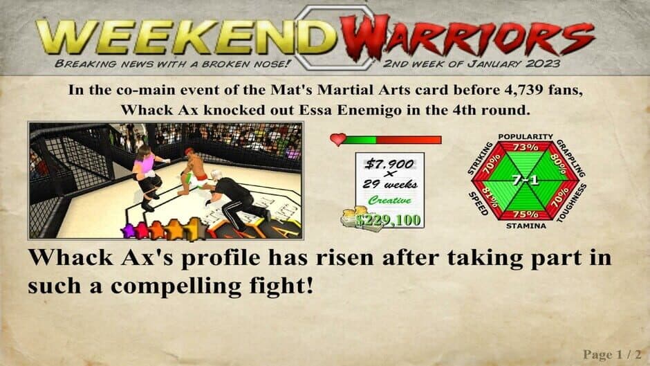 Скриншот 12 из Weekend Warriors MMA
