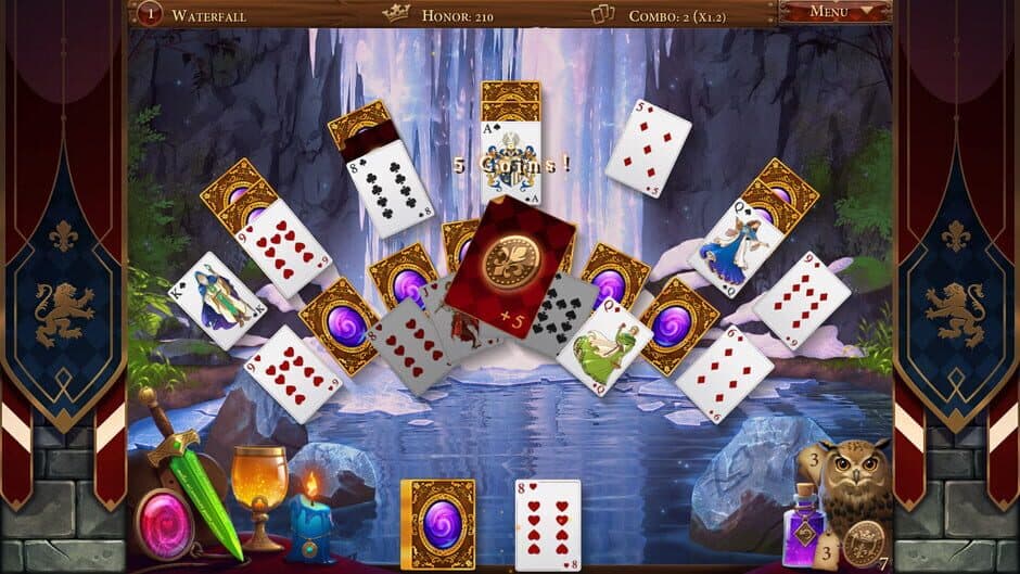 Скриншот 2 из Medieval Tales Solitaire