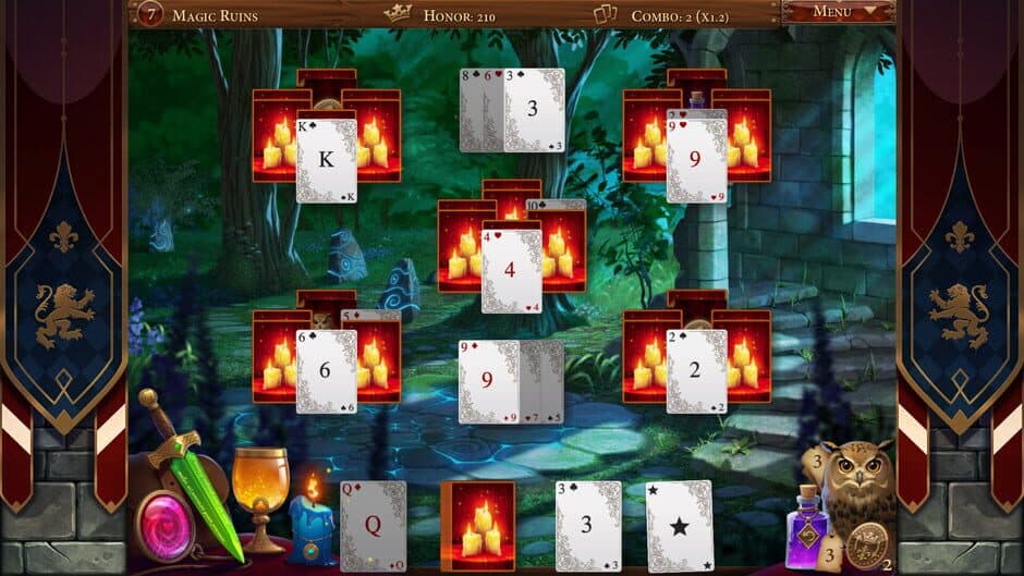 Скриншот 4 из Medieval Tales Solitaire
