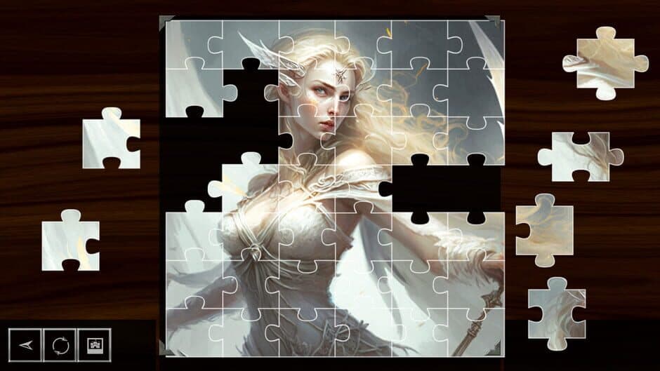 Скриншот 2 из Fantasy Jigsaw Puzzles: Elves
