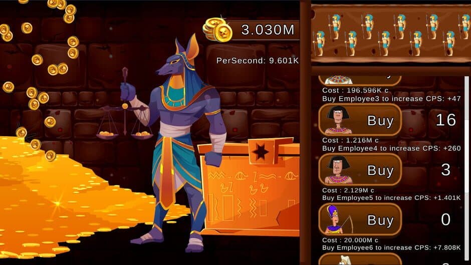 Скриншот 6 из Anubis Clicker