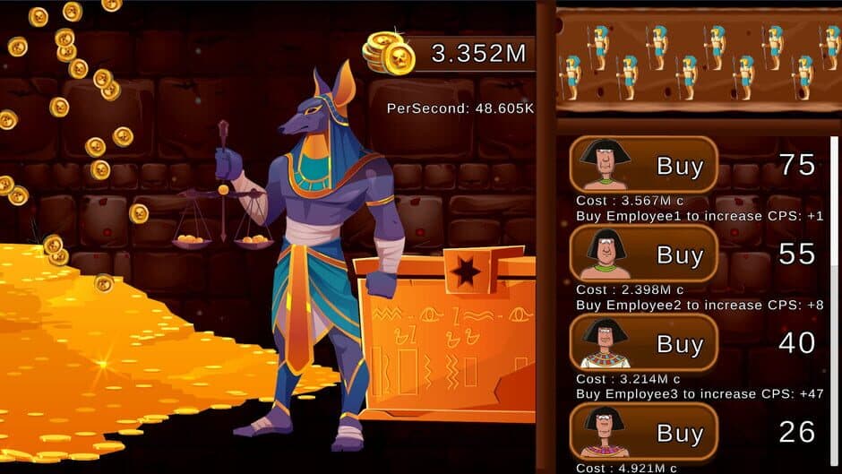 Скриншот 7 из Anubis Clicker