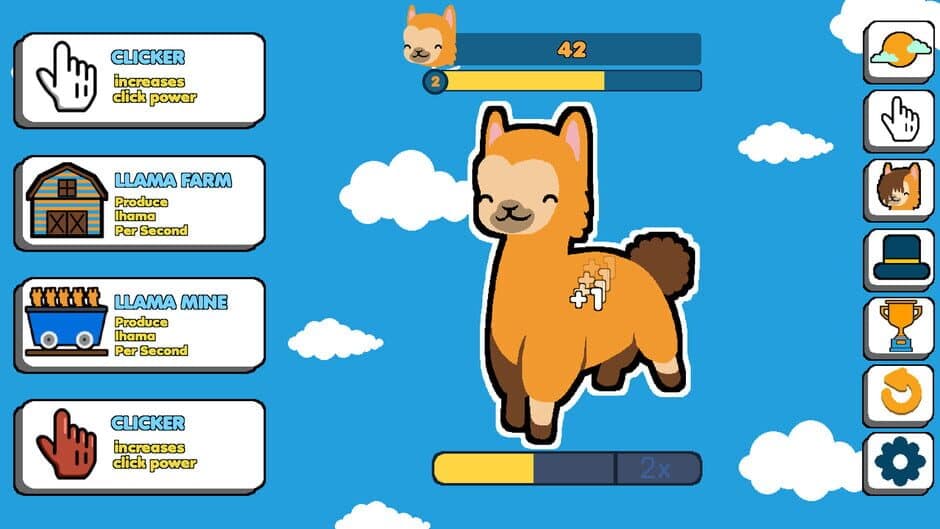 Скриншот 1 из Lhama Clicker