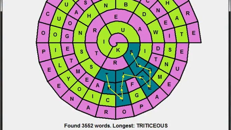 Скриншот 1 из WordSpiral