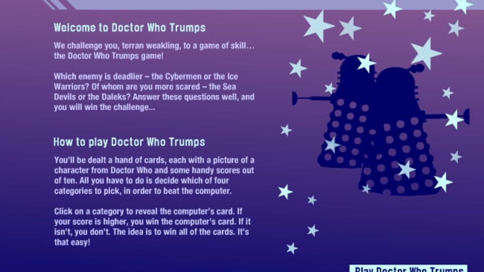 Скриншот 1 из Doctor Who Trumps