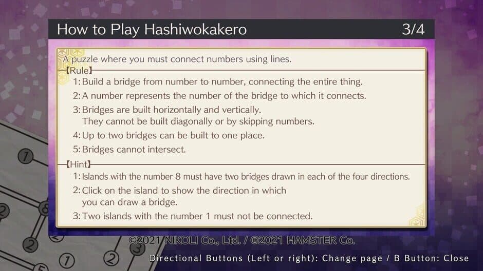 Скриншот 5 из Puzzle by Nikoli W Hashiwokakero