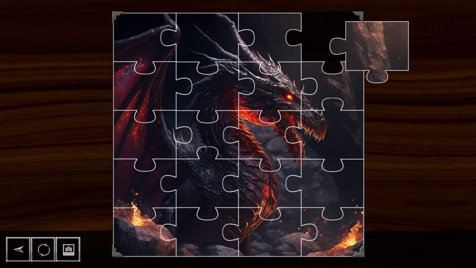Скриншот 1 из Fantasy Jigsaw Puzzles: Dragons