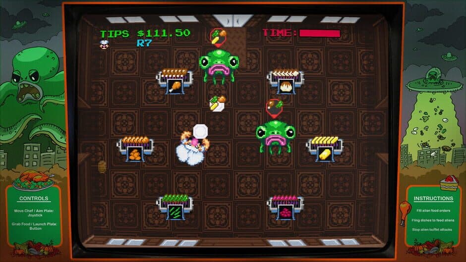 Скриншот 5 из Digital Eclipse Arcade: Invasion of the Buffet Snatchers