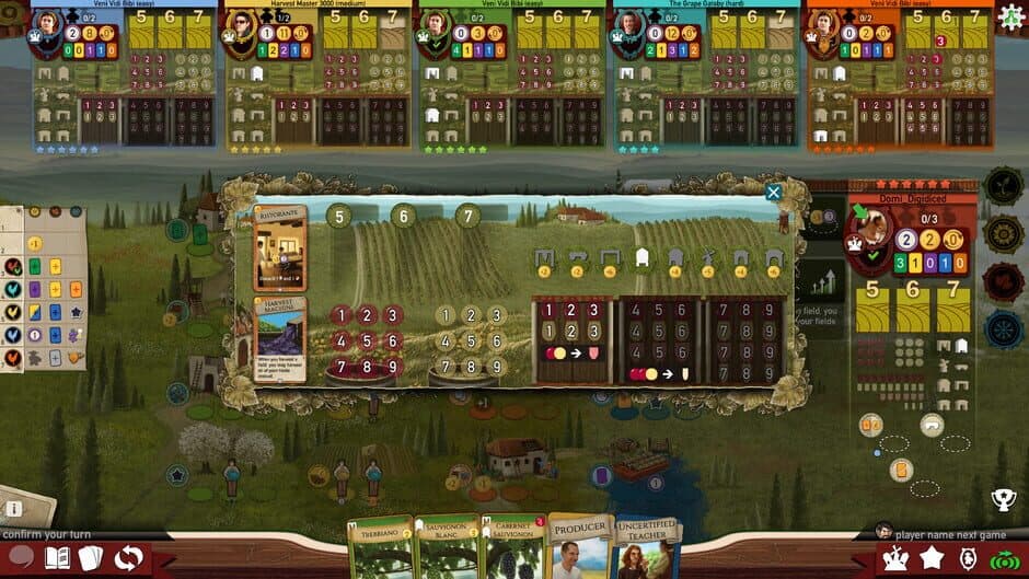 Скриншот 6 из Viticulture: Essential Edition - Tuscany Expansion