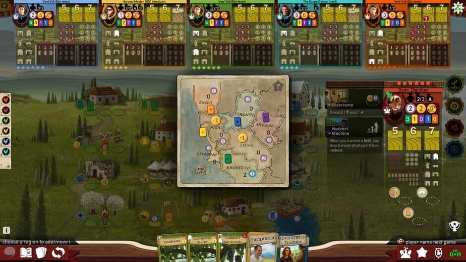 Скриншот 4 из Viticulture: Essential Edition - Tuscany Expansion