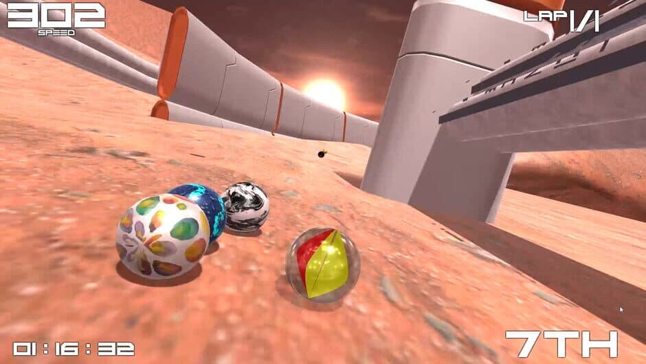Скриншот 1 из Marble Ball: Racing 2022