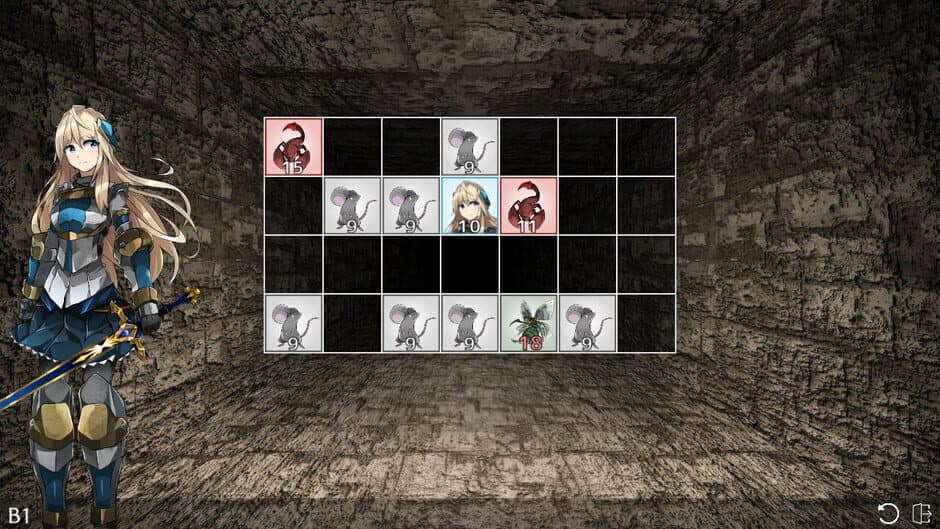 Скриншот 1 из Dungeon in Grid Puzzles