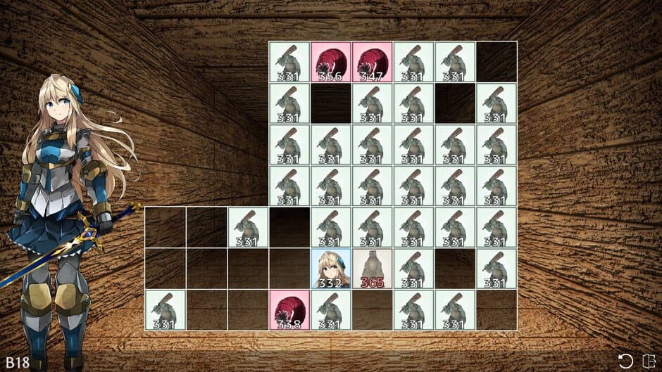 Скриншот 2 из Dungeon in Grid Puzzles
