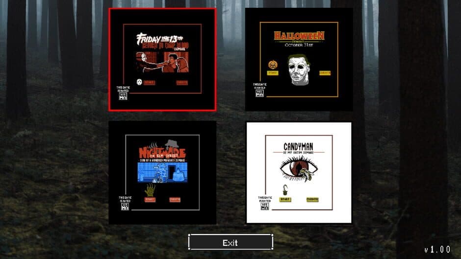 Скриншот 1 из 8-Bit Slasher 4-in-1 Horror Demakes