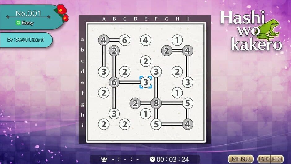 Скриншот 1 из Puzzle by Nikoli S Hashiwokakero